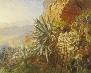View Of Menton by Olaf Viggo Peter Langer
