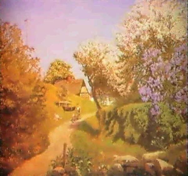 Blossoming Trees In Spring - view 1