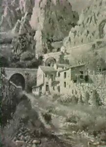 Landskab Med Pont St. Louis Ved Menton