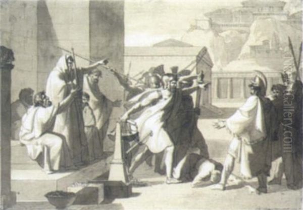 Gerichtsszene Aus Der Griechischen Mythologie - view 1