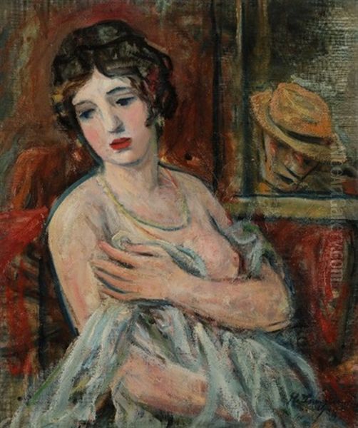 Femme Denudee Devant Le Miroir - view 1