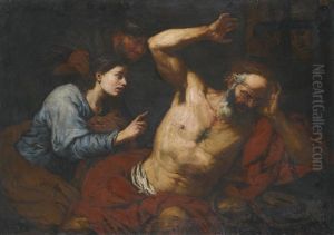 Joseph Interprets The Baker's Dreams In Prison by Giovanni Battista Langetti