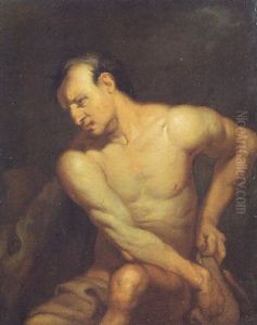 Sansone(?) by Giovanni Battista Langetti