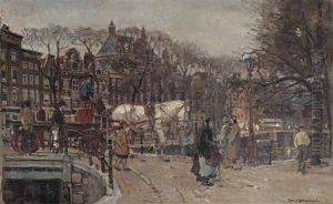A Lively Day On The Herengracht, Amsterdam thumbnail