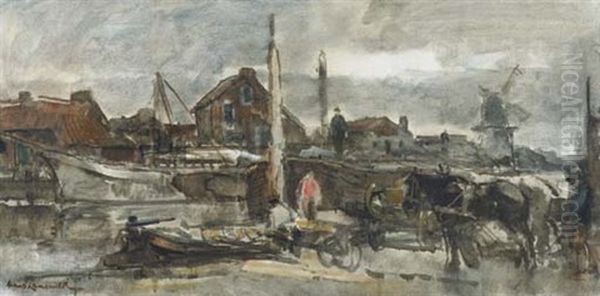 Activities On A Quayside - view 1