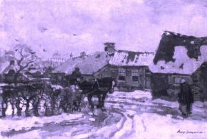 Winter In Blaricum by Frans Langeveld