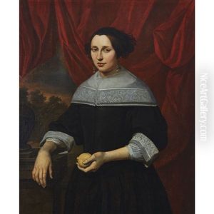 Portrait Of A Woman, Age 42, Holding A Lemon