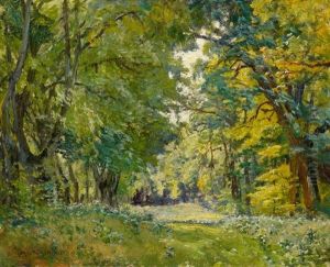 Waldlichtung by Karl Langhammer