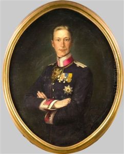Portrait Des Friedrich Wilhelm Victor August Ernst Von Preusen, Kronprinz Von Preussen U. Des Deutschen Reiches, 1. Sohn Von Wilhelm Ii