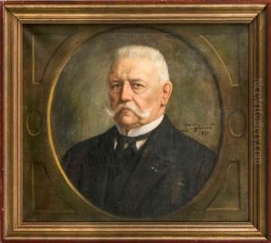 Brustportrait Von Hindenburg