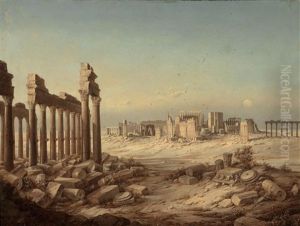 Die Ruinen Von Palmyra by Joseph Langl