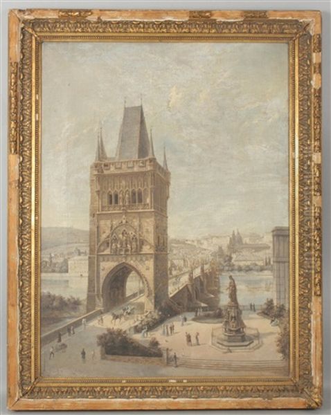 Die Karlsbrucke In Prag - view 1