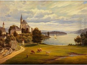 Die Kirche Am See by Joseph Langl