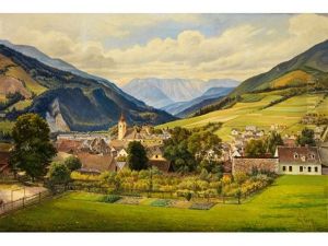 Blick Auf Murzzuschlag In Der Steiermark