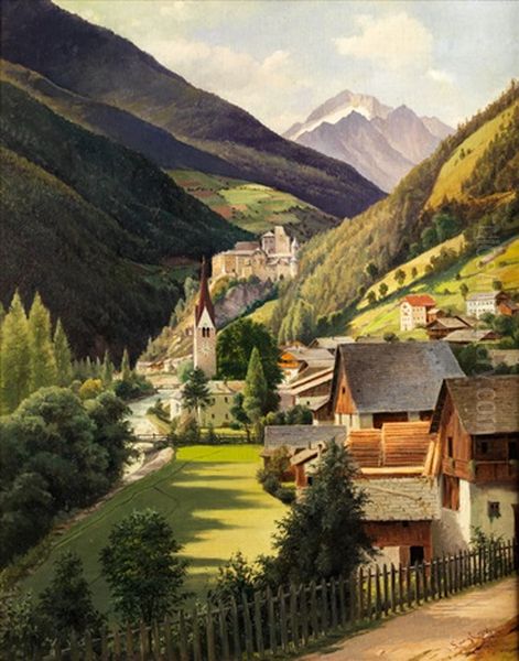Blick Auf Die Tauferer Burg - view 1