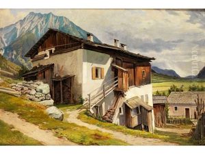 Lanfers, Bergbauernhof by Joseph Langl
