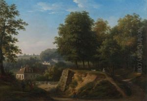 Vue De La Manufacture De Sevres by Jean Baptiste Gabriel Langlace
