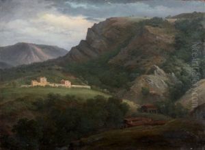 La Vallee De Thiers by Jean Baptiste Gabriel Langlace