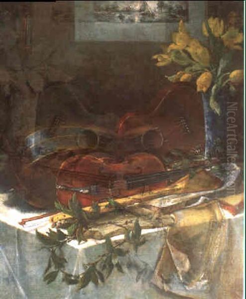 Stilleben Mit Muskinstrumenten - view 1
