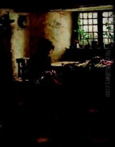 The Young Seamstress by Walter Langley