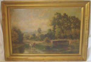 Crossing The Stream And Lakeland Scene (2 Works) Crossing The Stream And Lakeland Scene (2 Works)