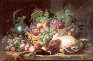Still Life Of Fruit And Mallard