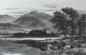 Kilchurn Castle, Loch Awe by William Langley