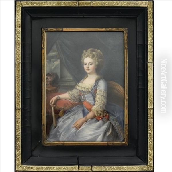 Portrait Of Princess Sofia Dorothea Of Wurttemberg, Later Empress Maria Feodorovna Of Russia - view 1