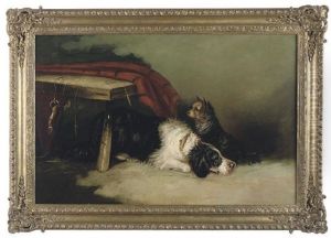The Terrier And His Companion