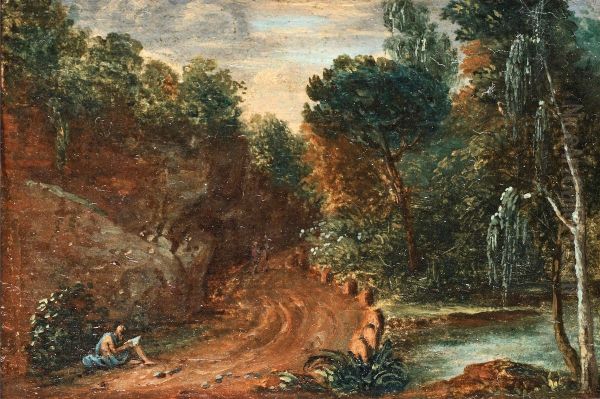 Landscape With A Reading Philosopher - view 1