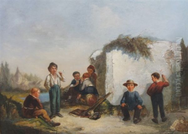Children Playing - view 1