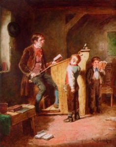 The Village School Master by Mark William Langlois