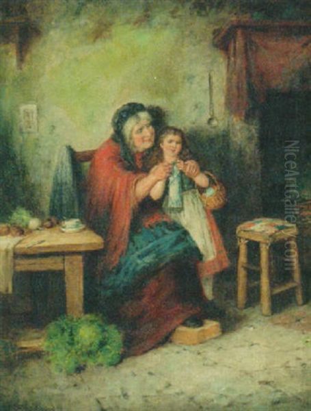 The Knitting Lesson - view 1