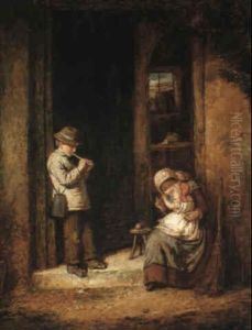 Playing On The Doorstep by Mark William Langlois
