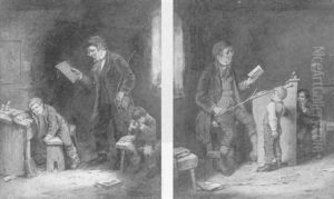In The School Room & A Harsh Lesson by Mark William Langlois