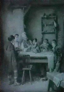Tavern Scene by Mark William Langlois