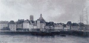 Bateaux Au Port by Paul Langlois