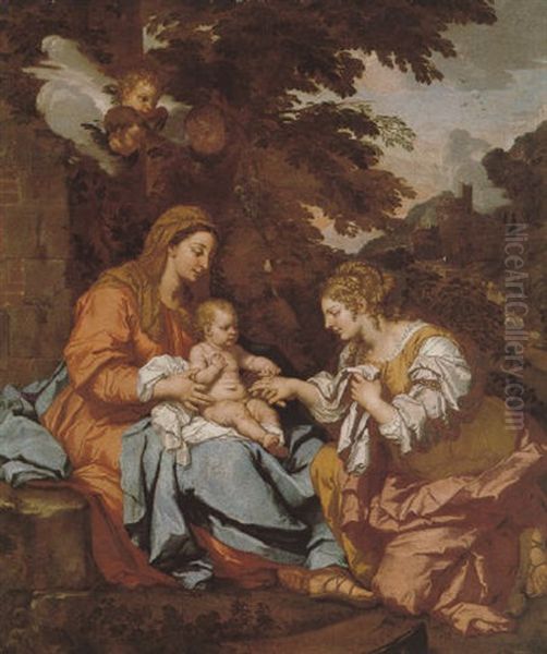 The Mystic Marriage Of St Catherine - view 1