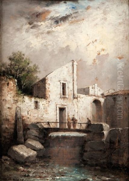 Paysages En Bord De Riviere (+ Another; Pair) - view 1