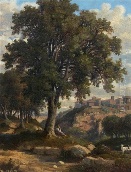 Les Environs De Rome, Pres De Tivoli - view 1