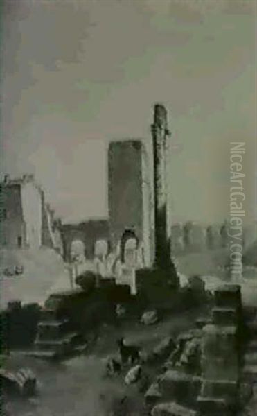 Vue Des Ruines Romaines A Arles - view 1