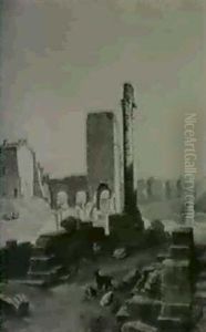 Vue Des Ruines Romaines A Arles