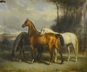 Trois Chevaux by Francois Emile de Lansac