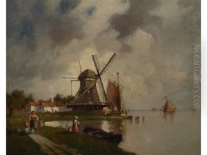 Old Mill Dordrecht by Walter Franklin Lansil