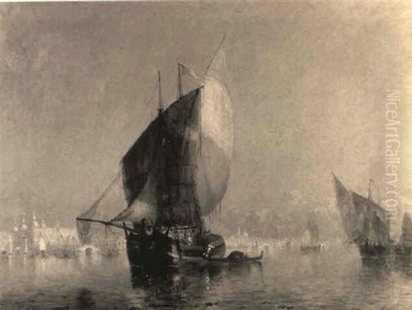 Entering The Harbour Of Venice - view 1