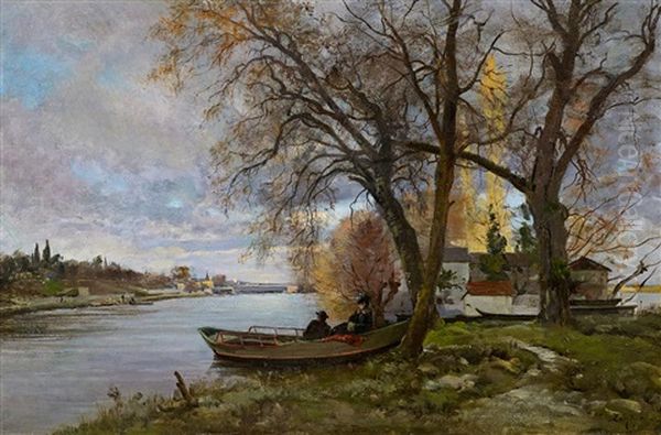 Abendstille Am Fluss - view 1