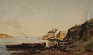 Bord De Mer En Bretagne, 1869