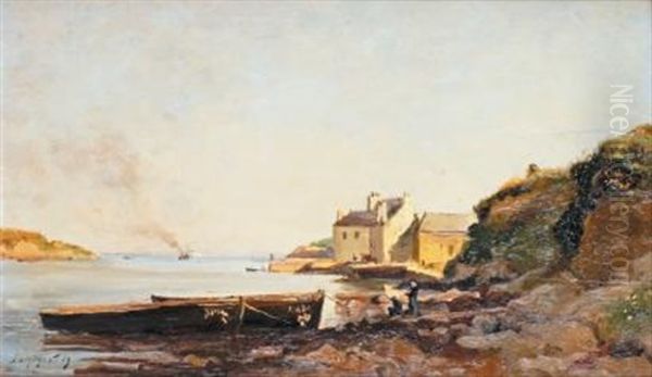Pecheurs En Bretagne, 1869 - view 1