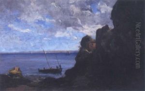Barque Au Mouillage, Environs De Douarnenez