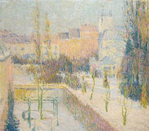Ville Enneigee by Fernand Lantoine